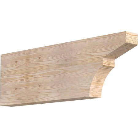 Ekena Millwork Monterey Smooth Rafter Tail, Douglas Fir, 3 1/2"W x 12"H x 36"L RFT04X12X36MON00SDF